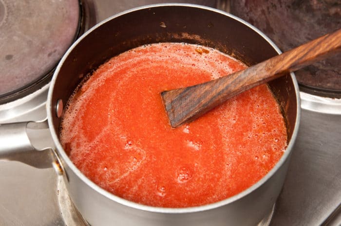 salsa of tomato homemade cooking 
