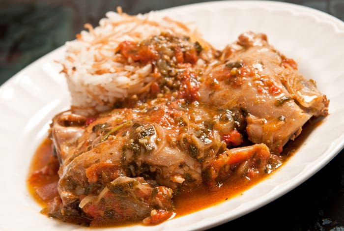 chicken entomated with herbs